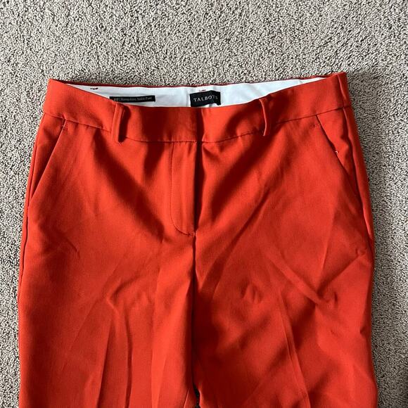 Talbots Hampshire Ankle Pants – Size 10P – Red Orange - Picture 3 of 6